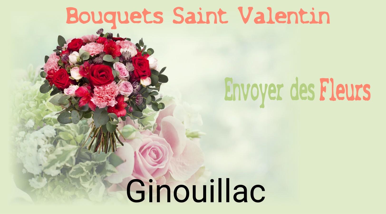Roses de Saint-Valentin livrées à Ginouillac